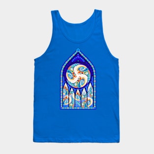 Celtic stained glass window Tank Top